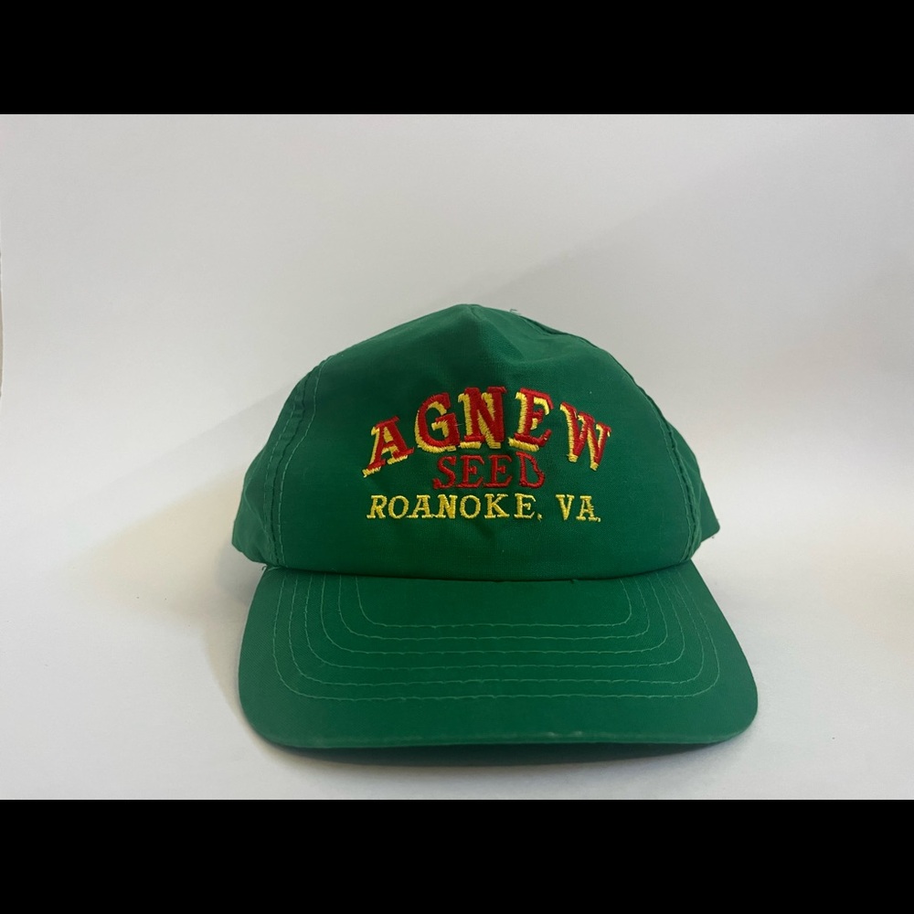 •90’s Agnew Seed Roanoke, VA Agricultural Hat•